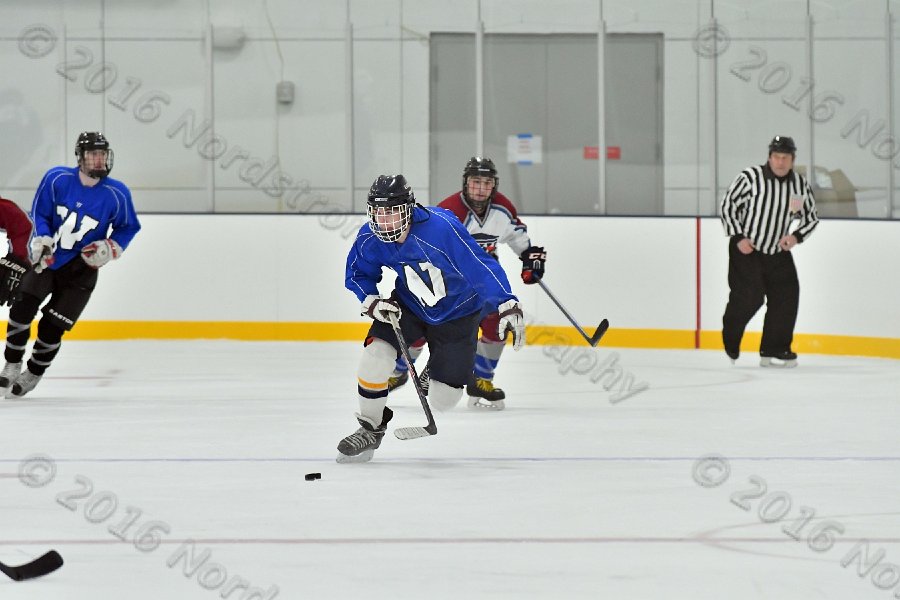 Wheaton College Men\'s Ice Hockey vs Middlesex Community College. - Photo By: KEITH NORDSTROM